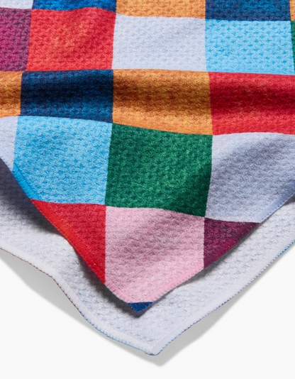 GEOMETRY HARLEQUIN TEA TOWEL