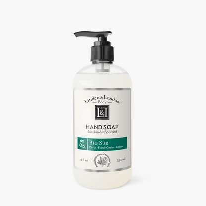 LINDEN & LONDON BIG SÛR 12 OZ HAND SOAP