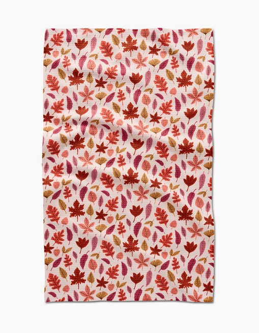 FALL LEAVES TEA TOWEL