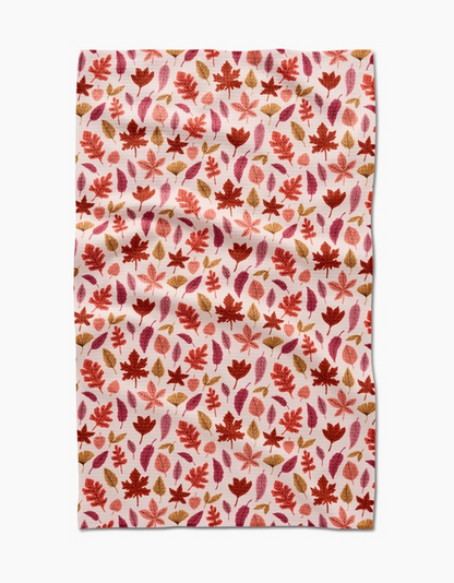 FALL LEAVES TEA TOWEL