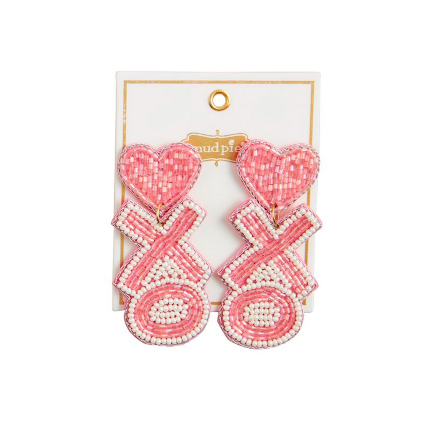 XOXO VALENTINE BEADED EARRINGS