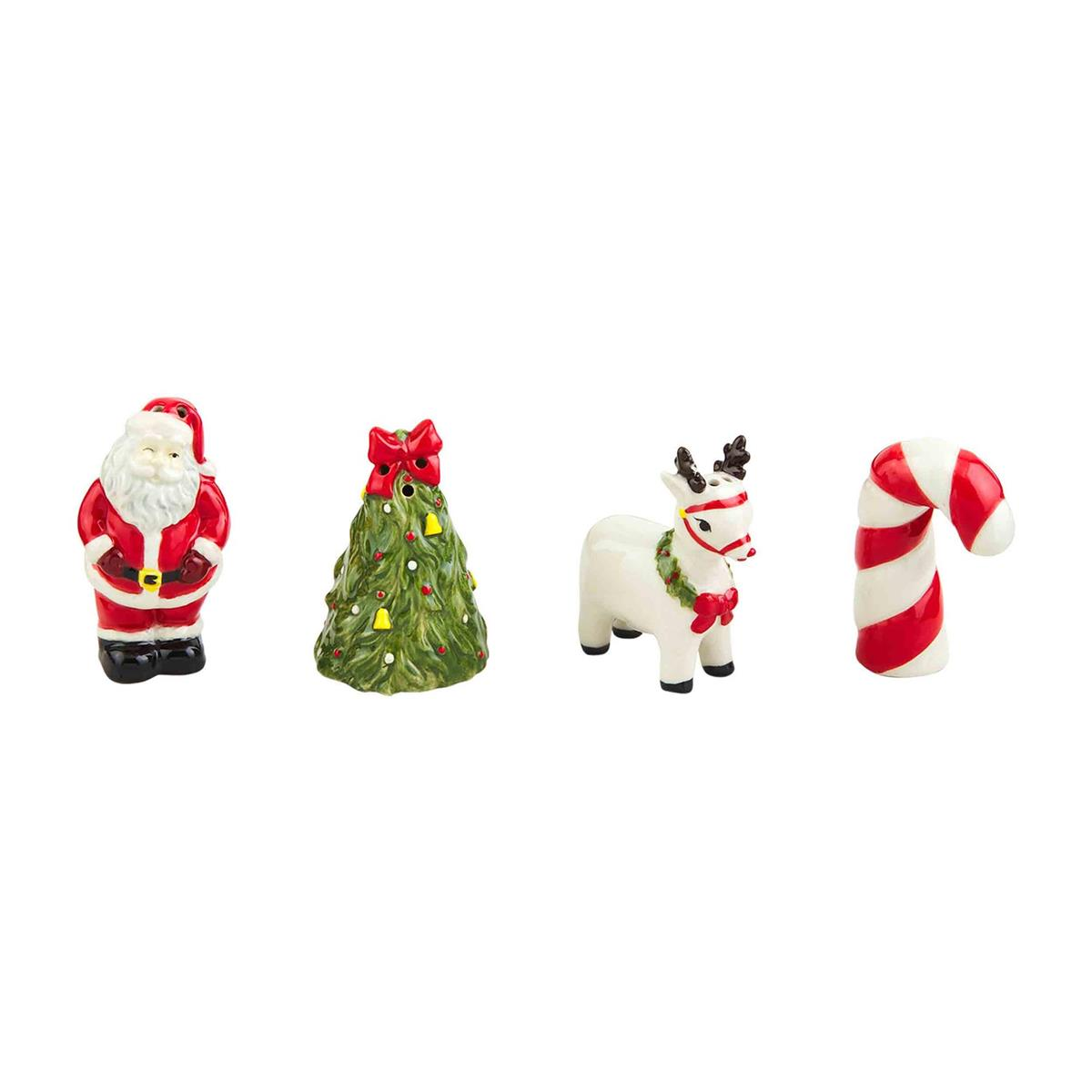 MUD PIE VINTAGE CHRISTMAS SALT & PEPPER SHAKER