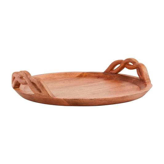 Mud Pie Large Twisted Handle Board