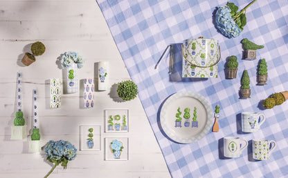 Mud Pie Topiary Round Platter