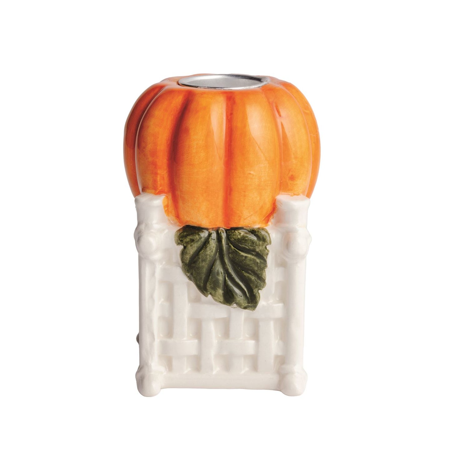 Mud Pie Small Pumpkin Topiary Taper Holder