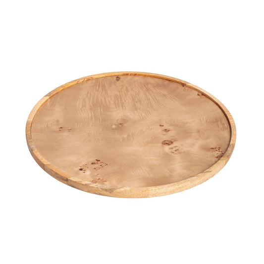 Mud Pie Burl Wood Lazy Susan