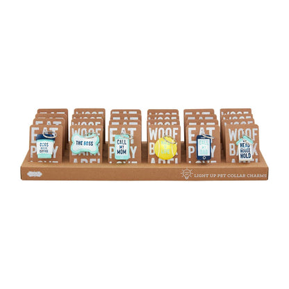 MUD PIE LIGHT UP DOG COLLAR CHARMS