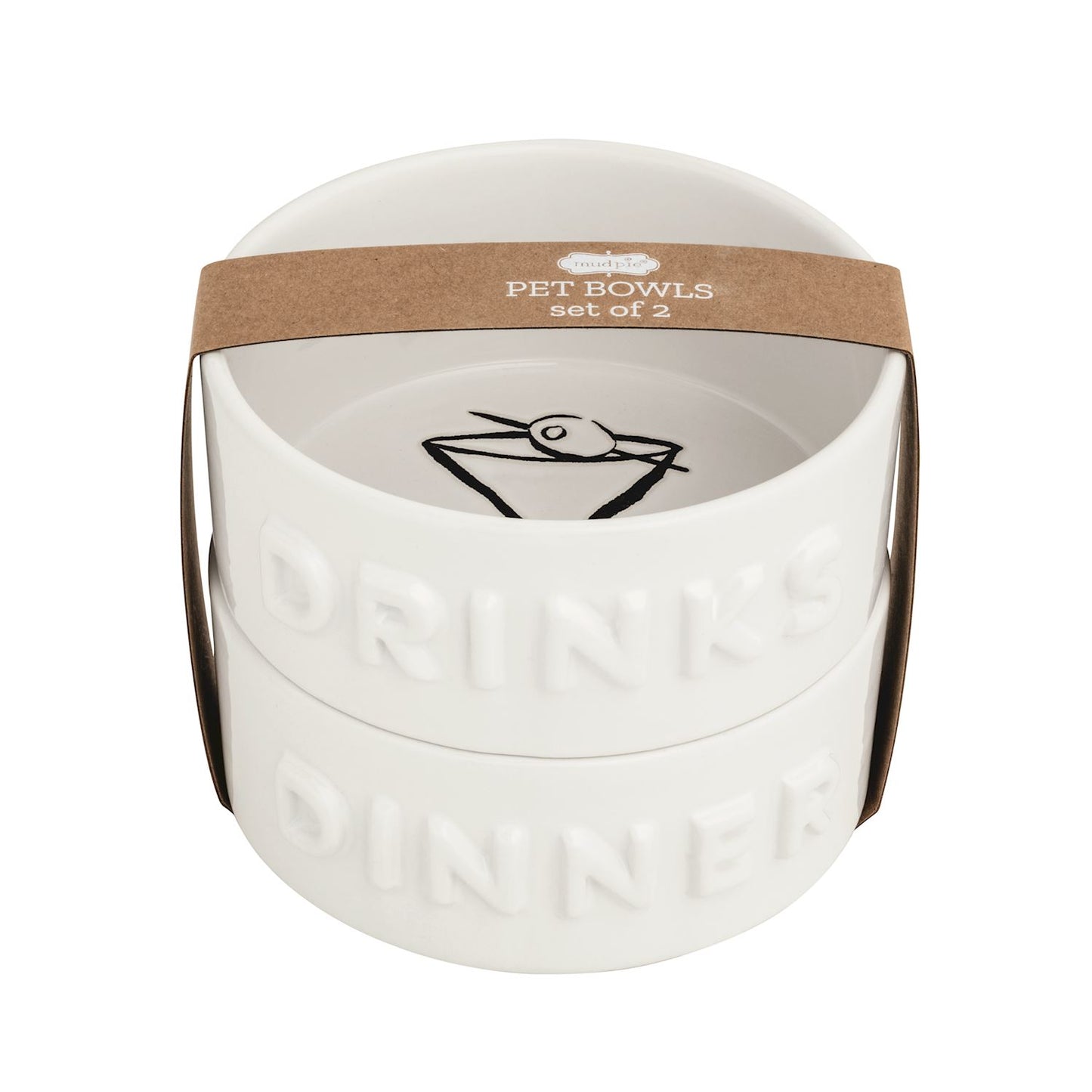 Mud Pie Pet Bowl Set