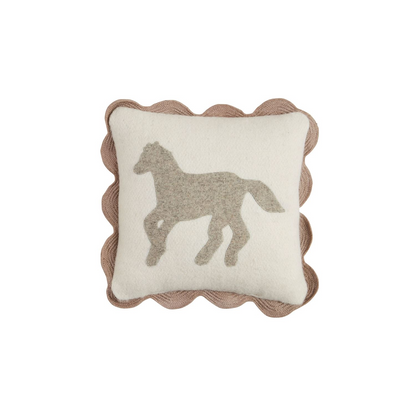 MUD PIE HORSE MINI PILLOW