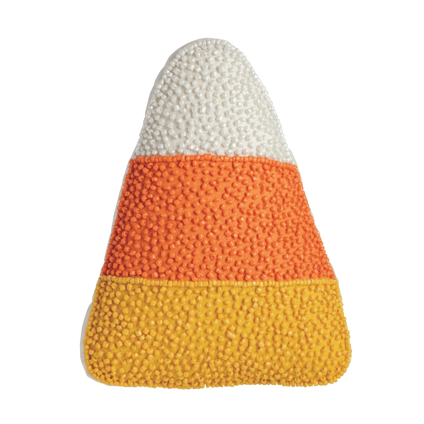 Mud Pie Candy Corn Beaded Pillow