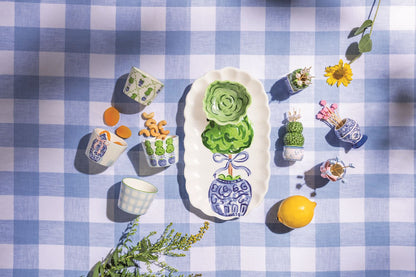 Mud Pie Topiary Tray & Tidbit Set