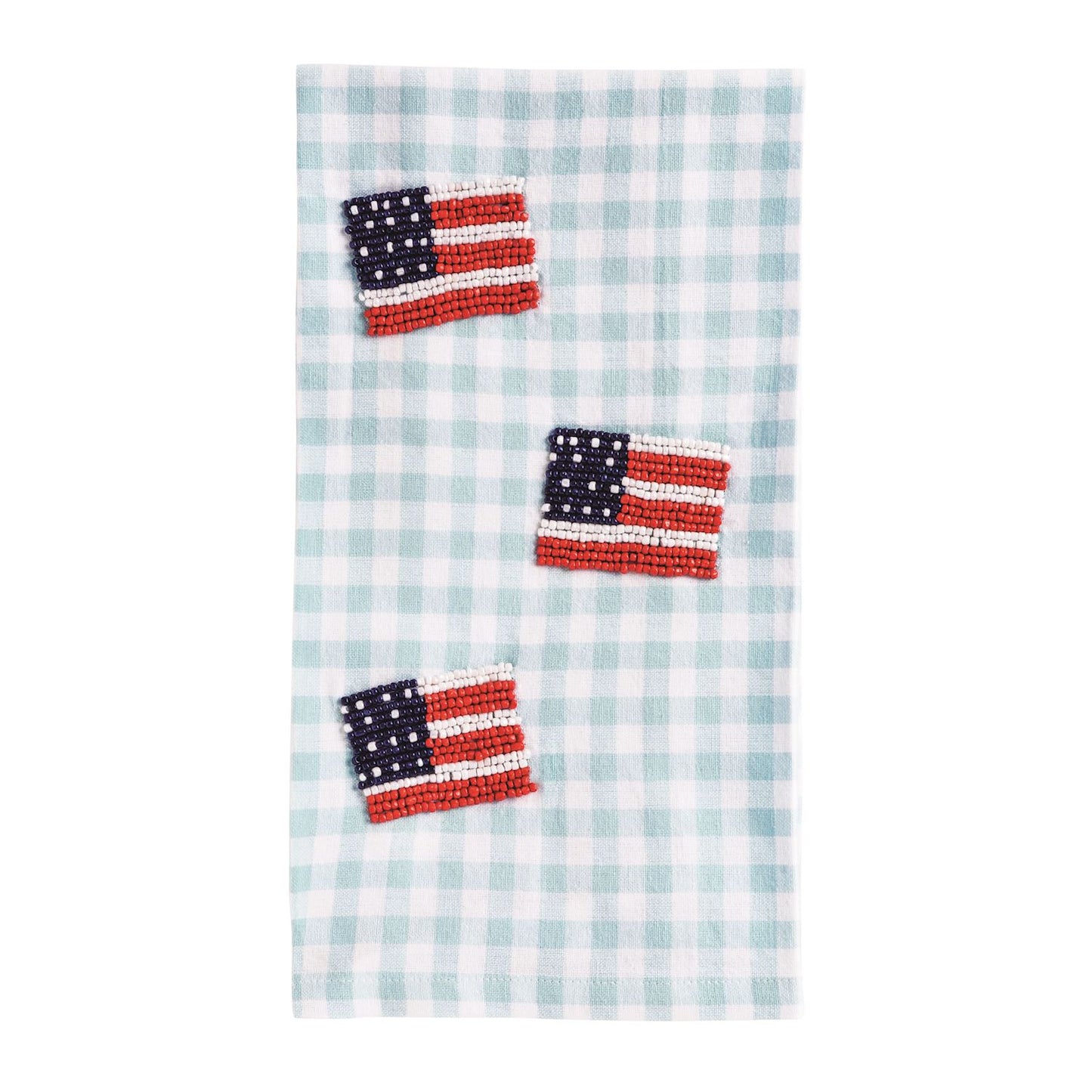 Mud Pie Flags Beaded Towel