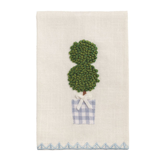 Mud Pie Topiary Tea Towel