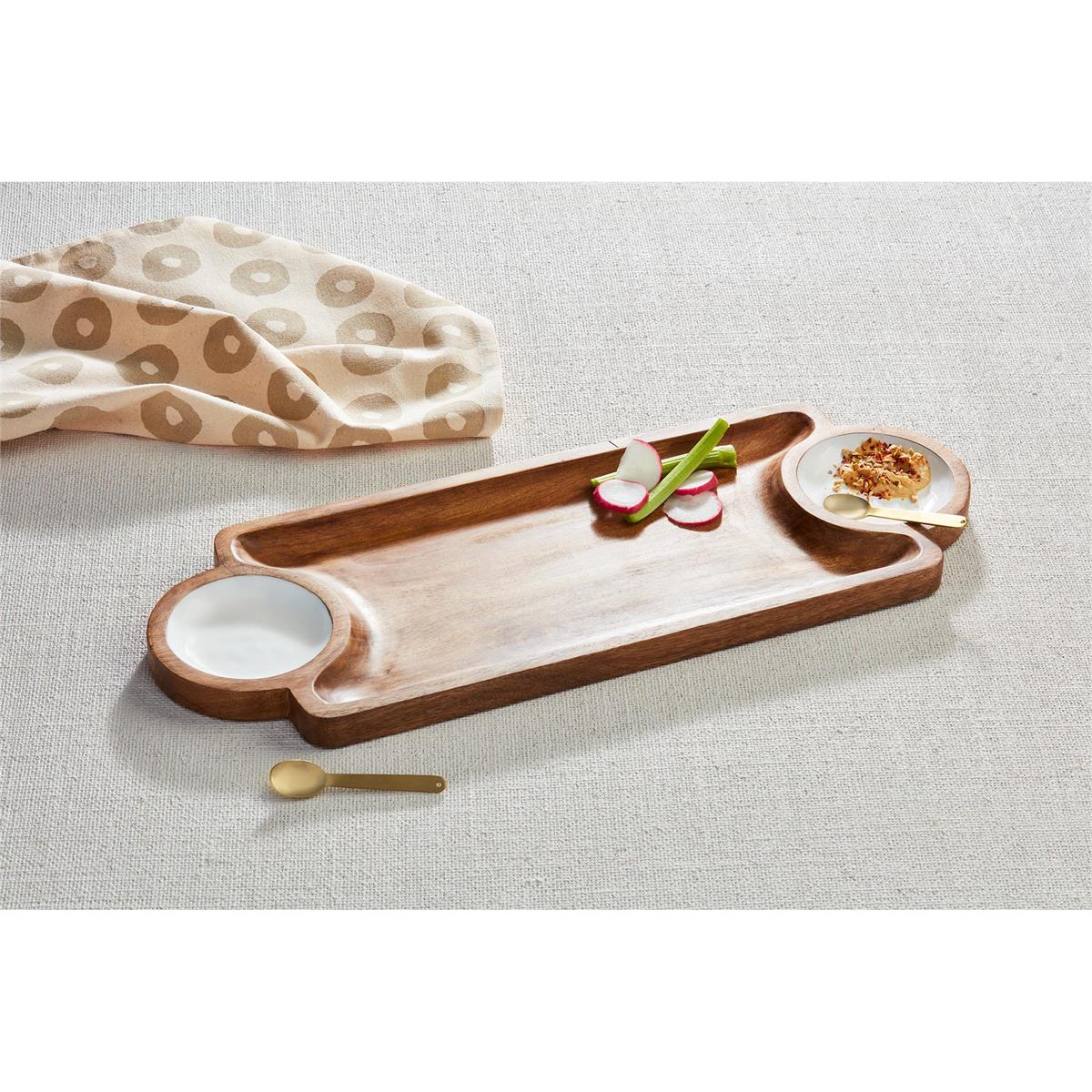 Mud Pie Enamel Dip Board Set