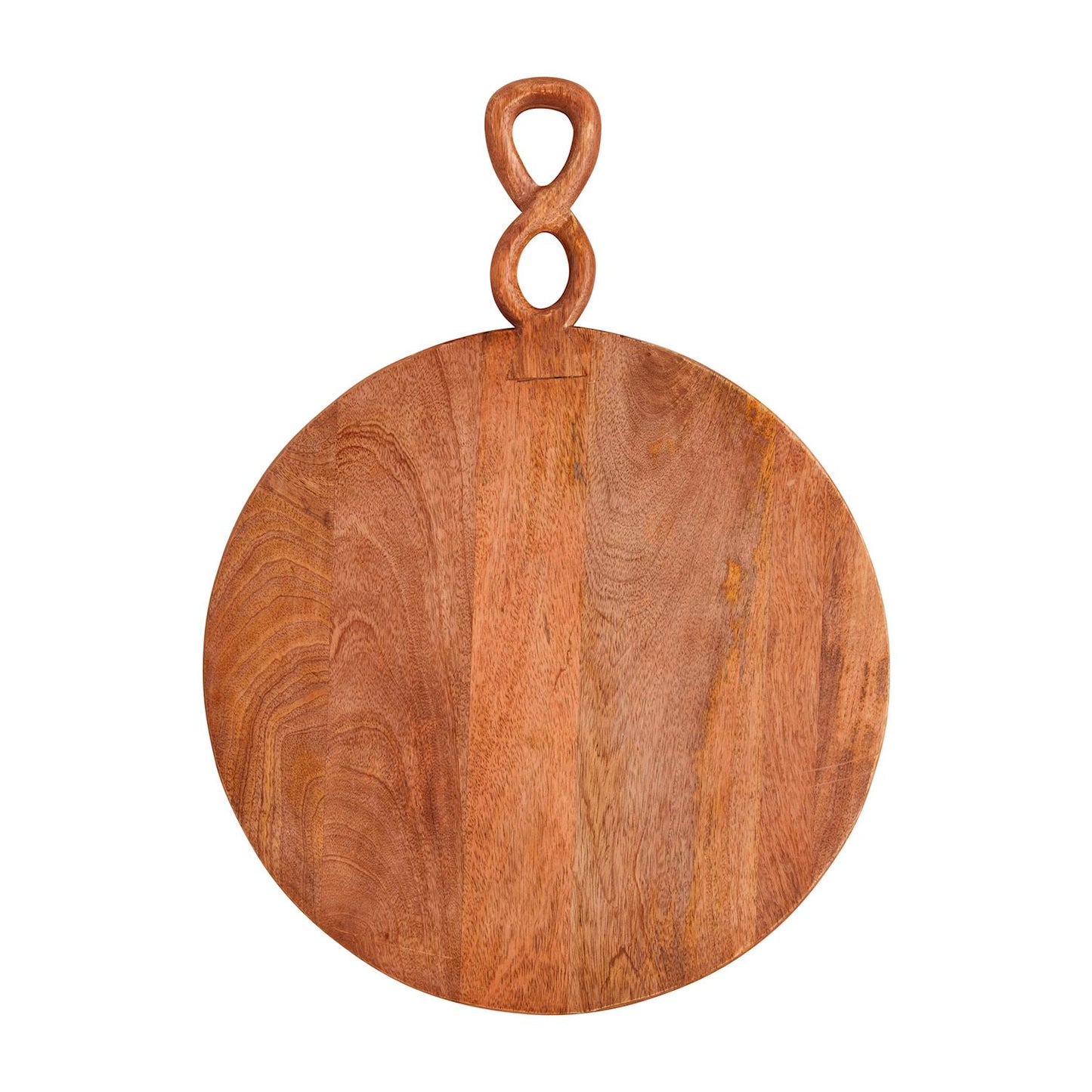 Mud Pie Large Twisted Handle Round Board