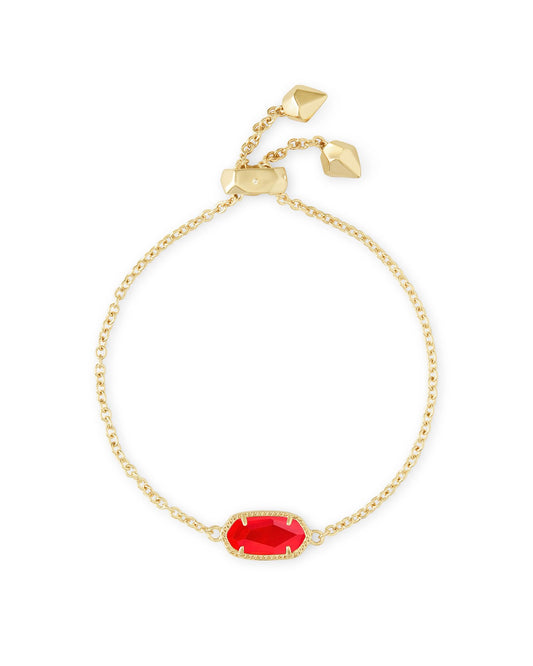 KENDRA SCOTT ELAINA GOLD RED ILLUSION BRACELET