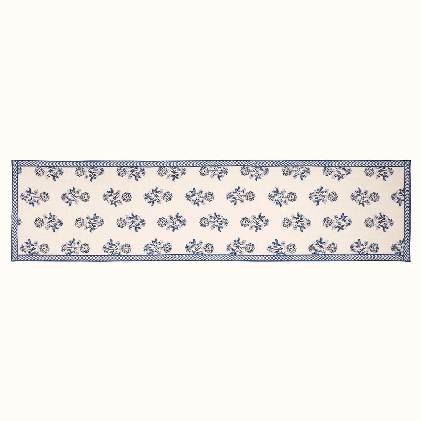 Mud Pie Blue Group Table Runner