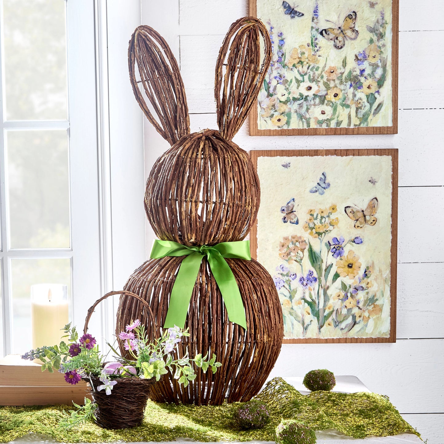 Raz Vine Rabbit with Bow