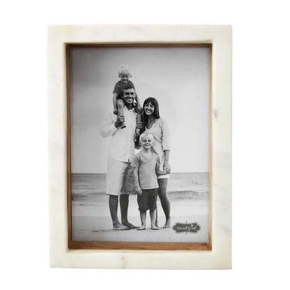 MUD PIE LARGE MARBLE SHADOW BOX FRAME