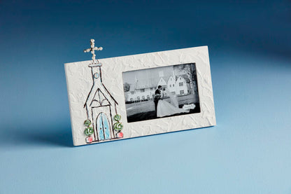 Mud Pie Painted Church Frame