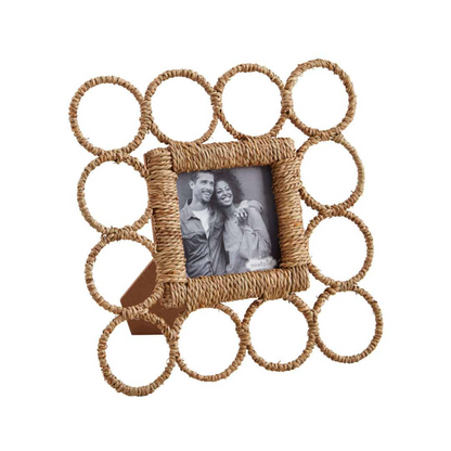 Mud Pie Small Seagrass Link Frame