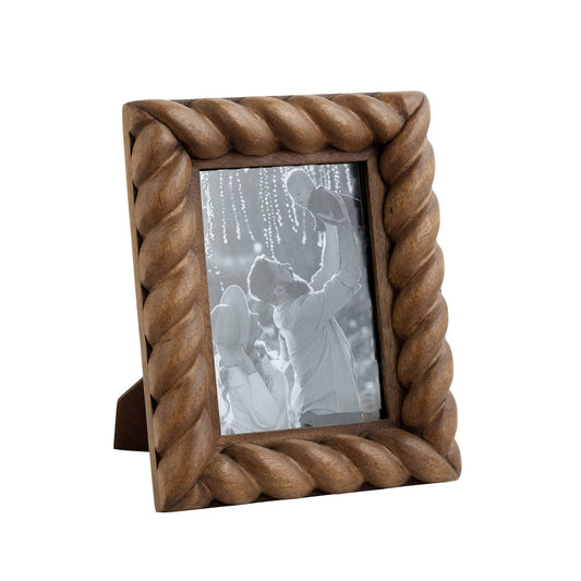 Mud Pie 5x7 Twisted Wood Frames