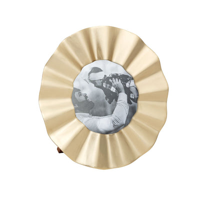 Mud Pie Round Mini Brass Frame