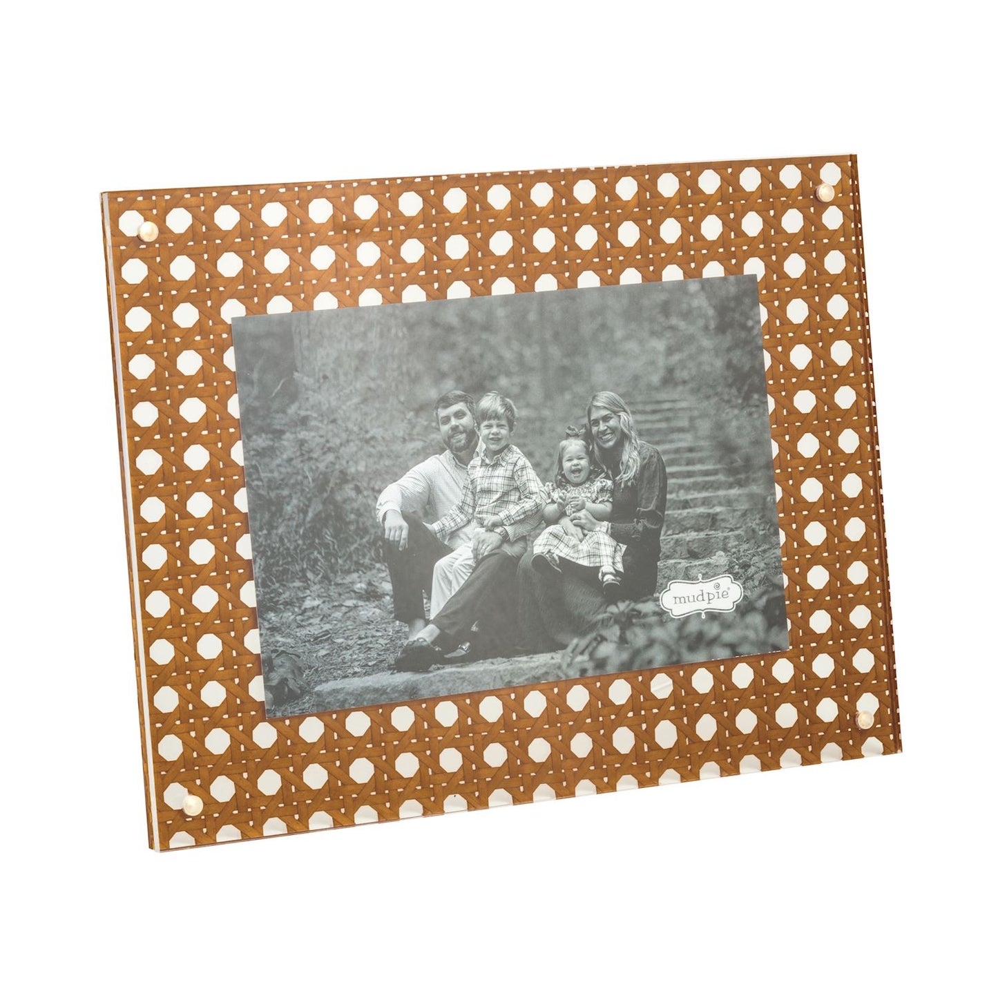 Mud Pie Cane Acrylic Frame 4x6