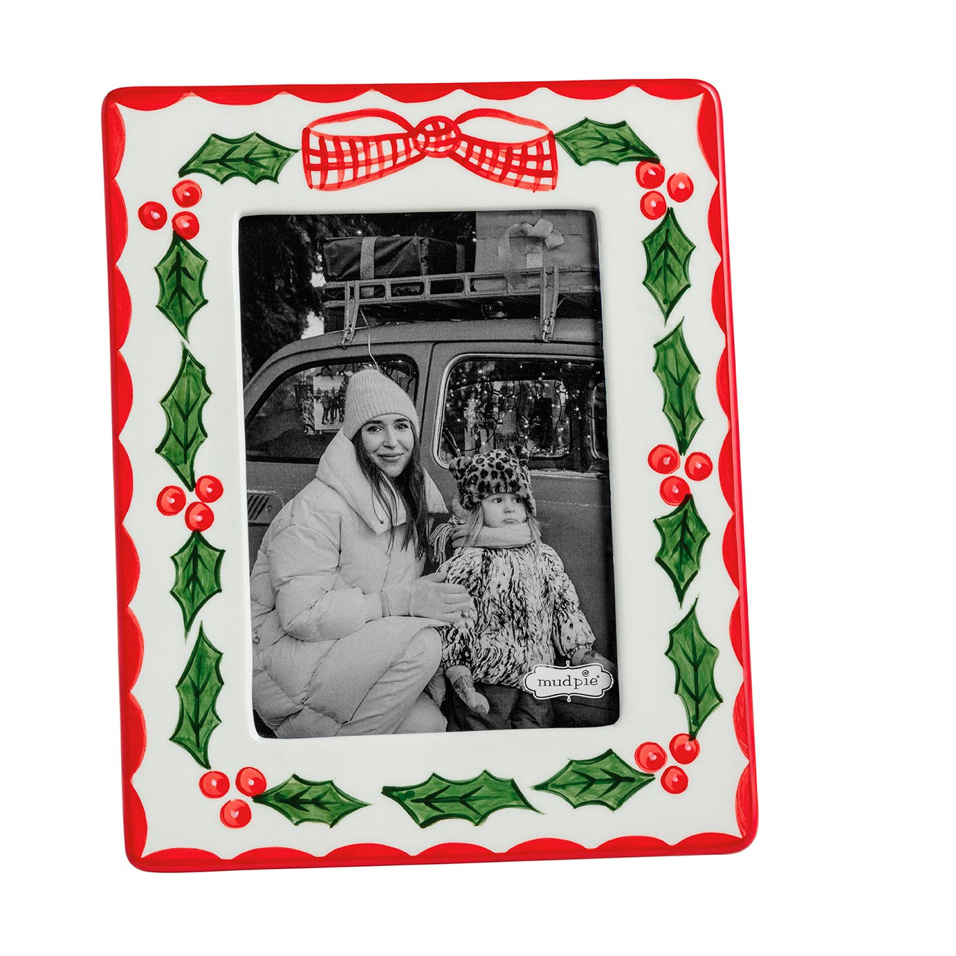 Mud Pie Large Holly Frame