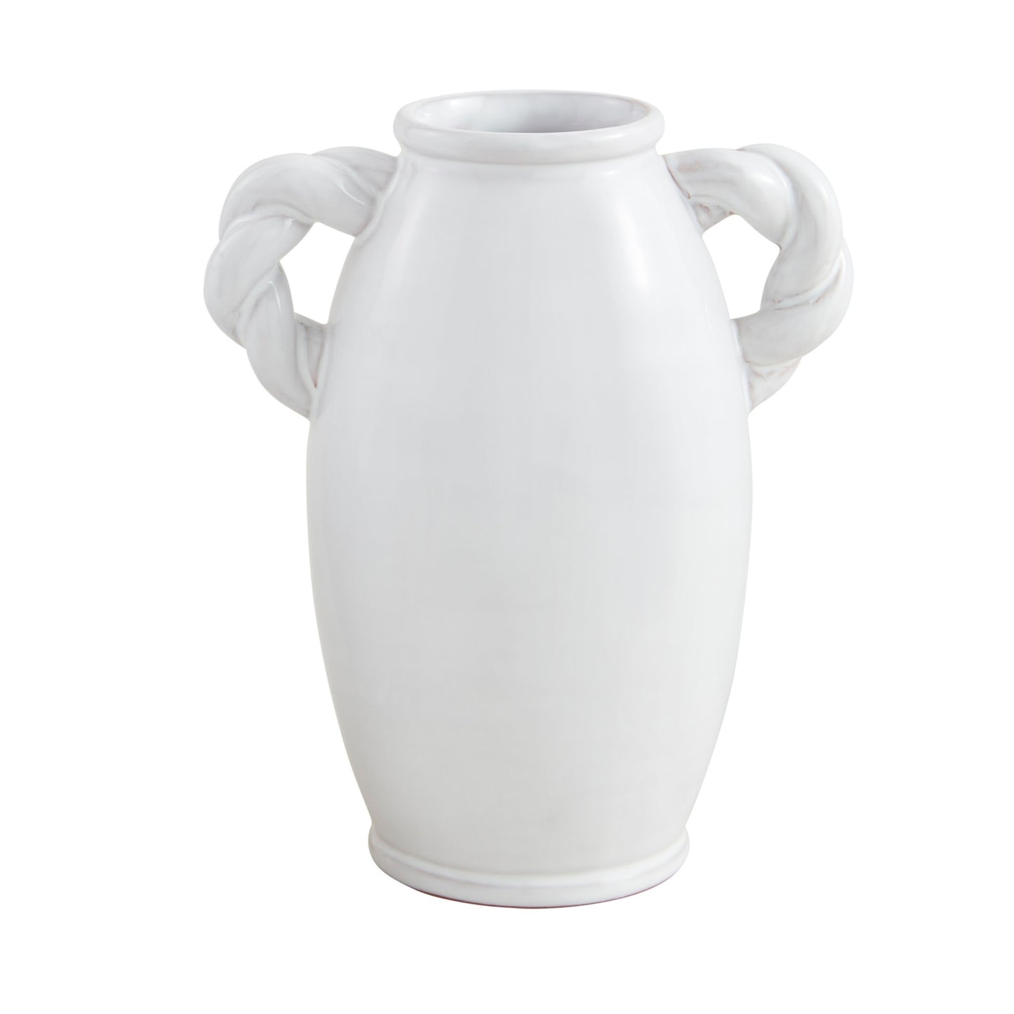 Mud Pie Large Twisted Ceramic Vase