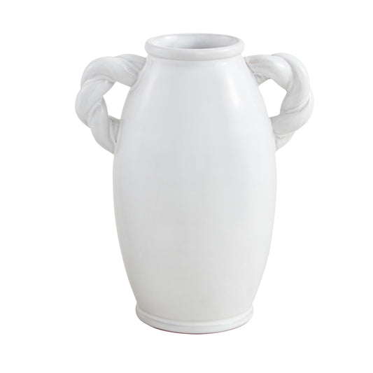 Mud Pie Large Twisted Ceramic Vase