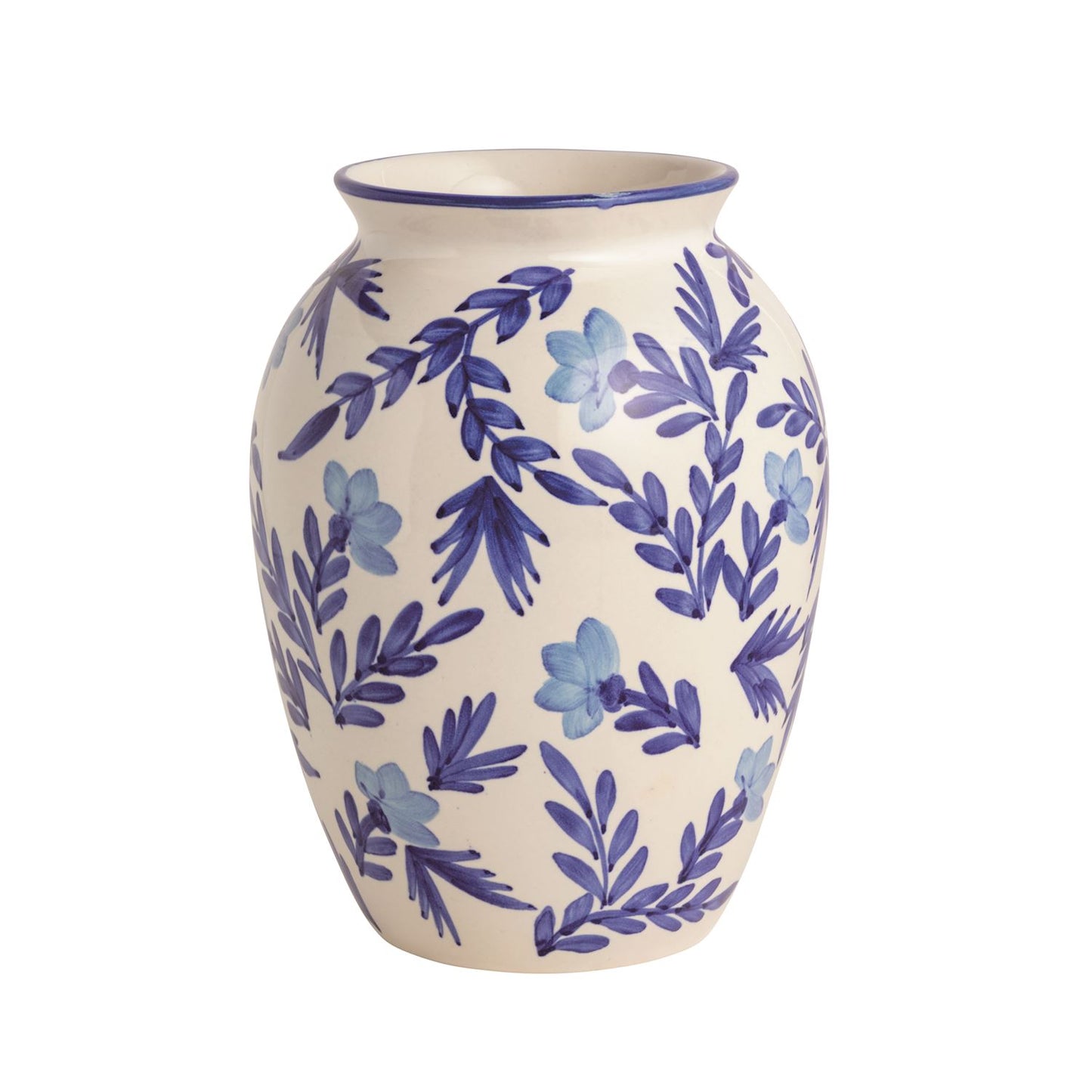 Mud Pie Blue Vine Large Vase
