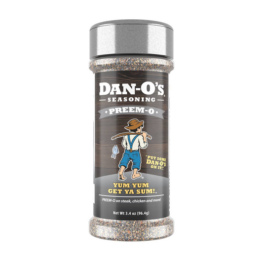 Dan-O’S Preem-O Seasoning - 3.5 oz Bottle