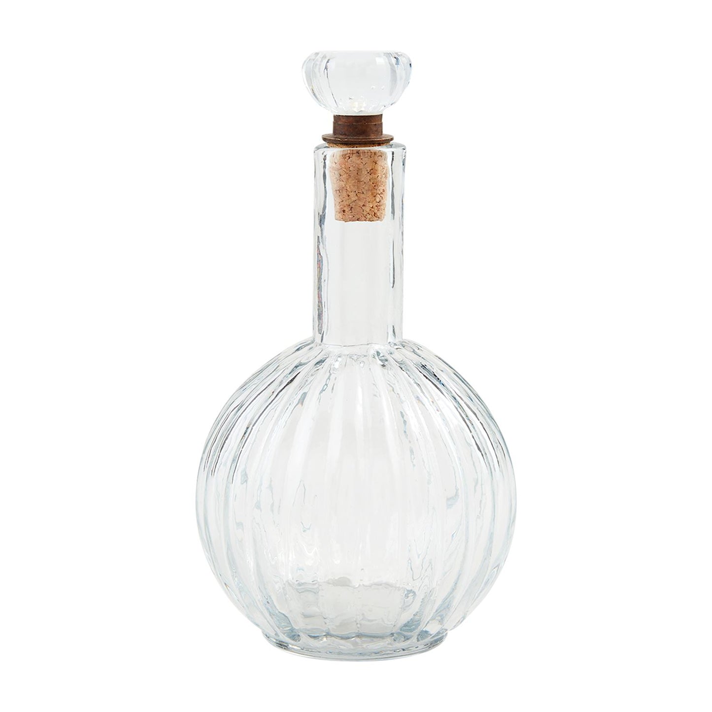 MUD PIE SMALL GLASS DOOR KNOB DECANTER