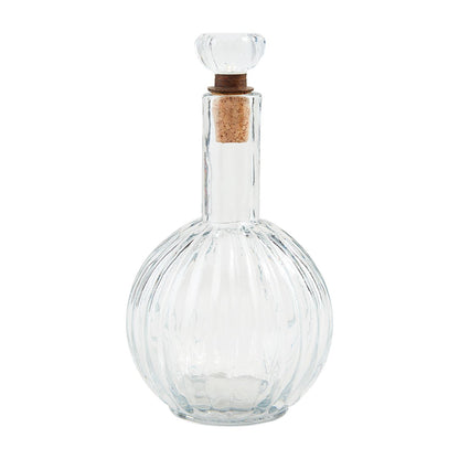 MUD PIE SMALL GLASS DOOR KNOB DECANTER