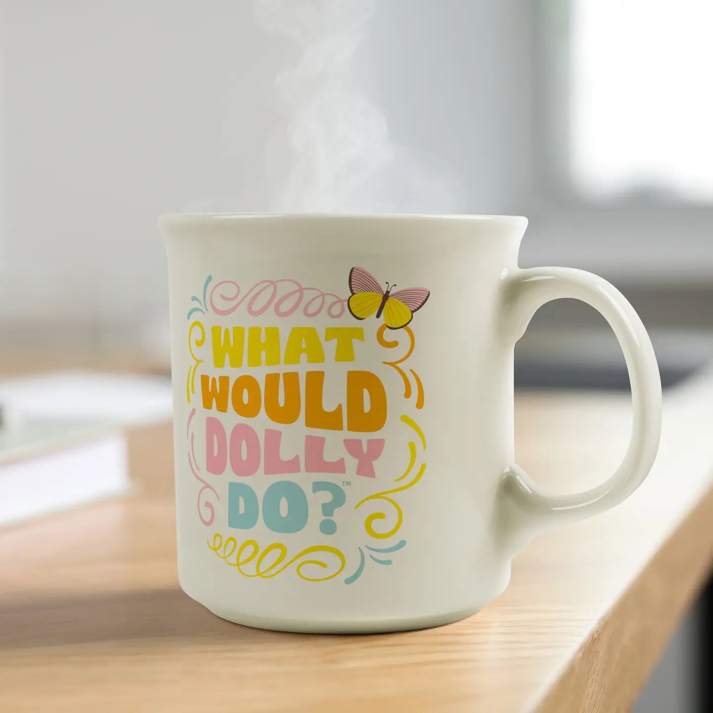 Dolly Parton Mug, What Would Dolly Do?, 16-Ounce Ceramic