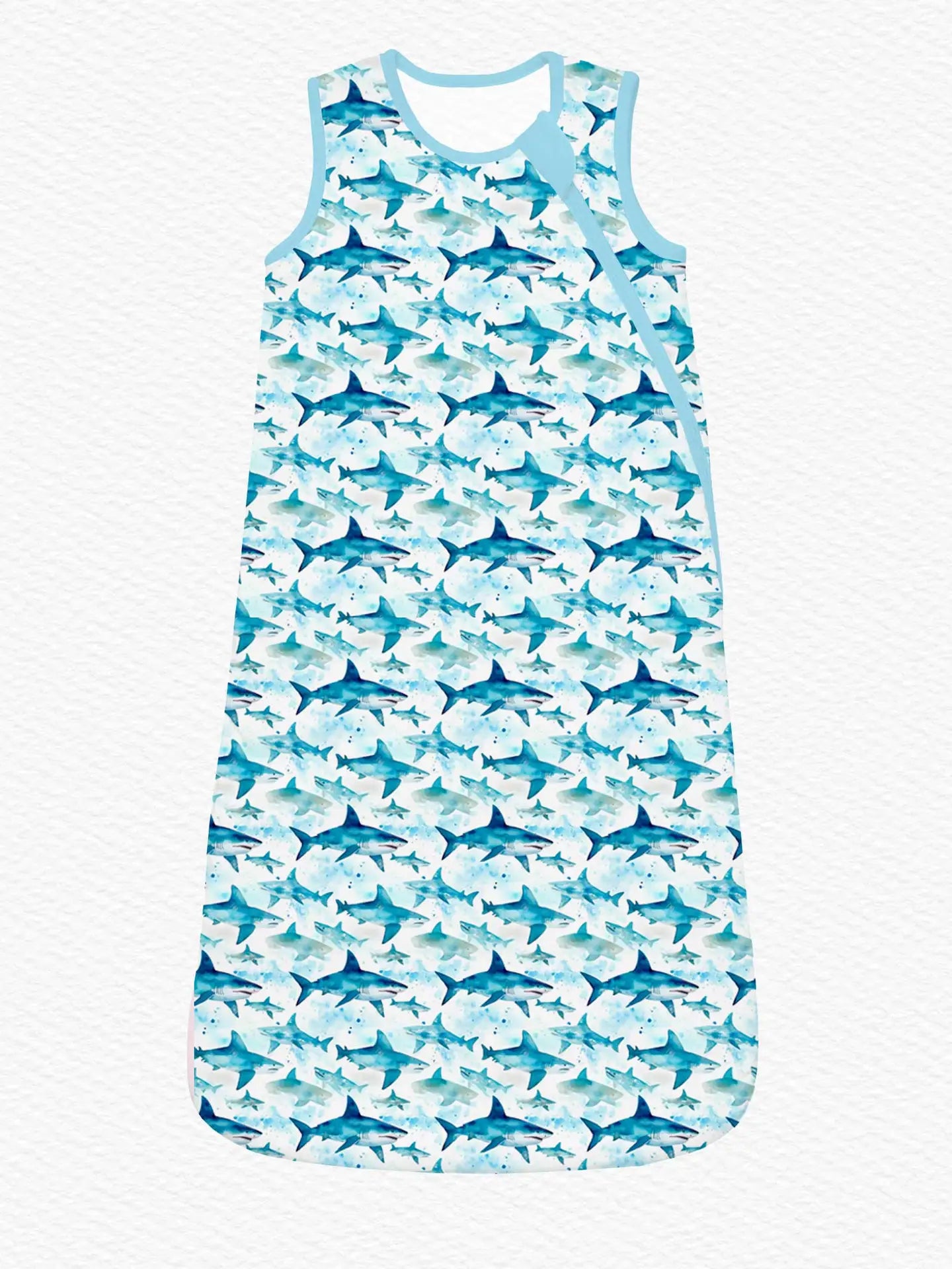 LITTLE SNUGGLES-SHARK ATTACK BAMBOO 1.0 BABY SLEEP BAG