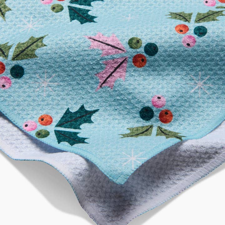GEOMETRY BERRIES MINT TEA TOWEL