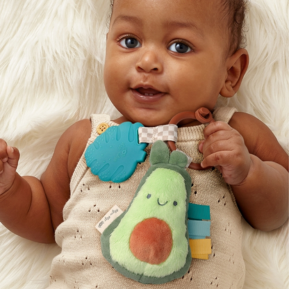 Itzy Pal™ Plush + Teether Annie the Avocado