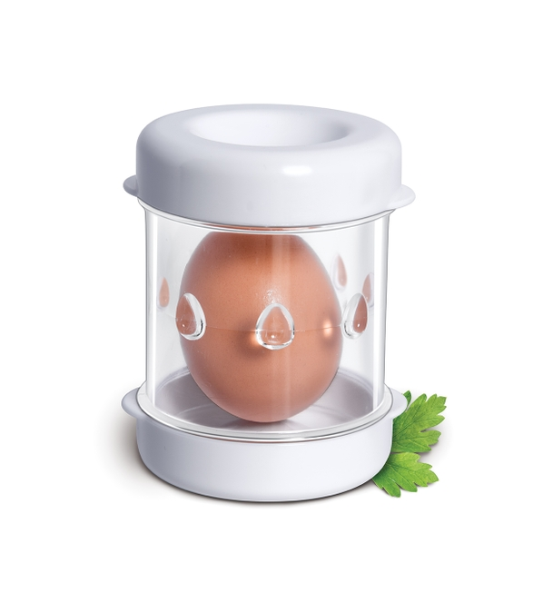 NEGG HARD BOILED EGG PEELER - WHITE