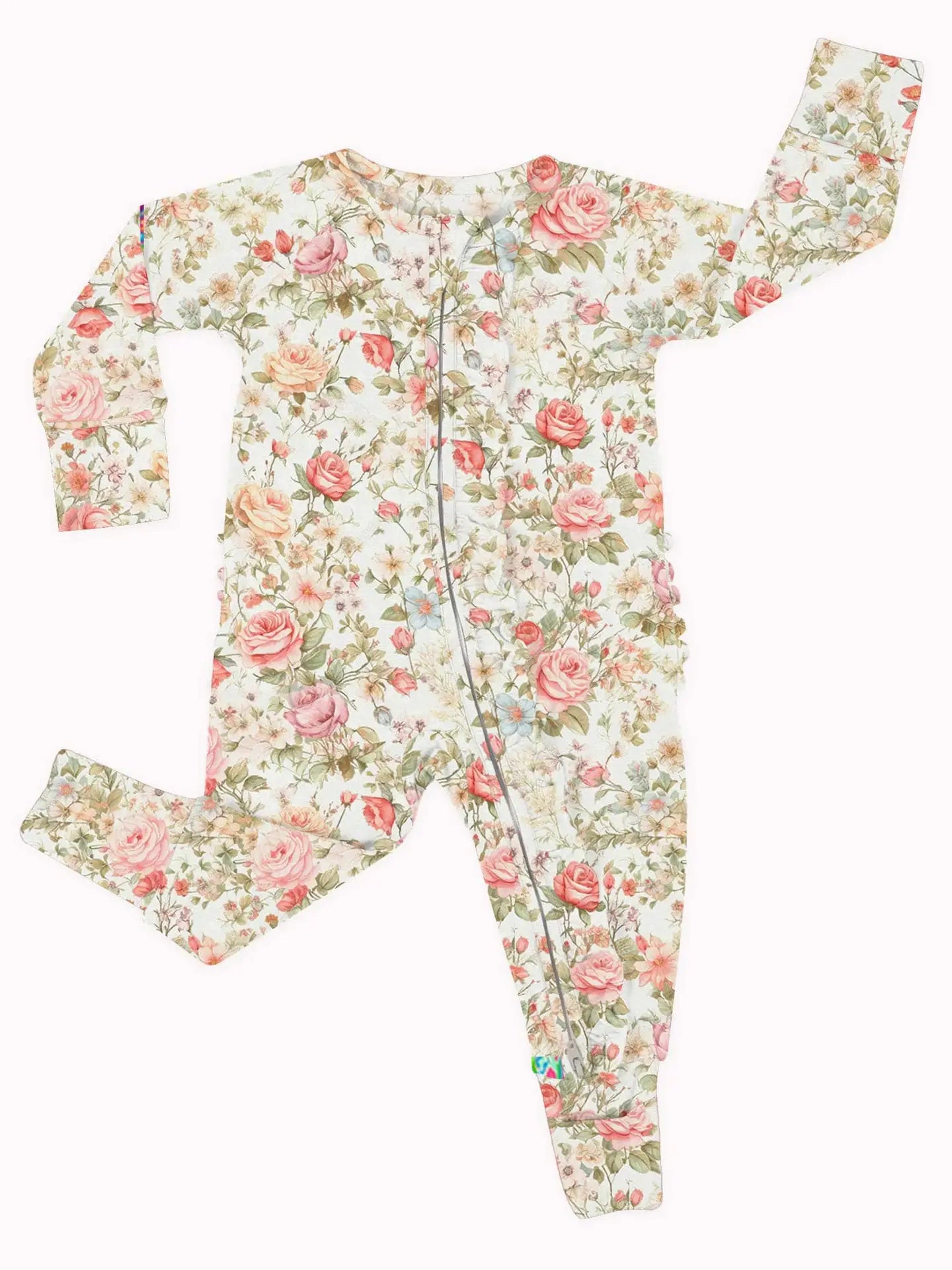 LITTLE SNUGGLES SWEET PETALS ROMPER 0-3MTHS