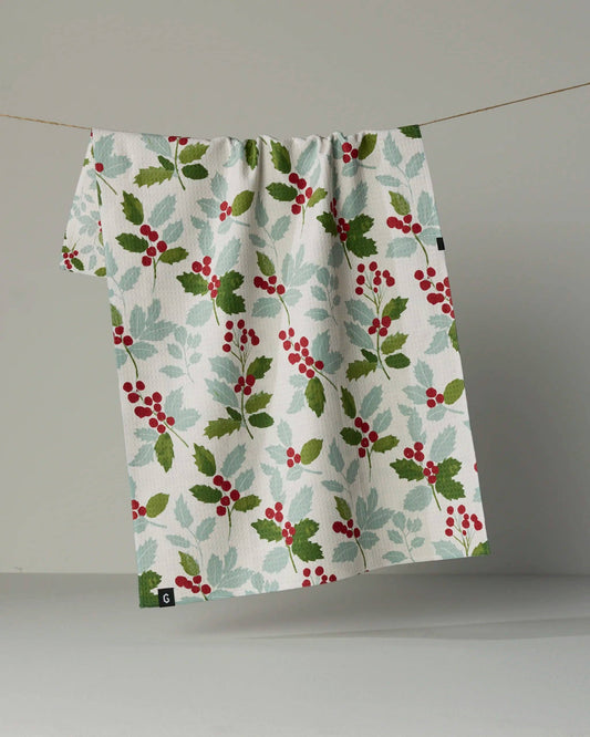 Holly Lane Luxe Kitchen Towel - Holiday 2026
