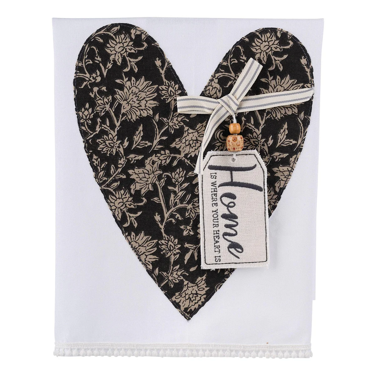 GLORY HAUS HOME IS WHERE YOUR HEART IS TEA TOWEL