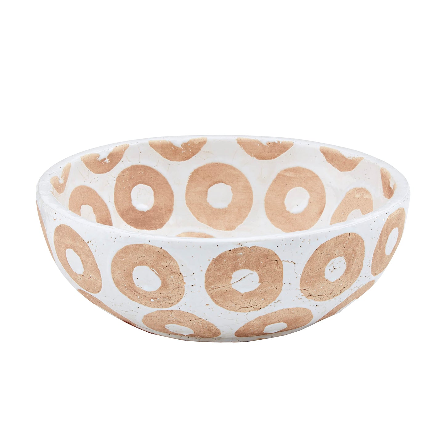 Mud Pie Small White Terracotta Bowl