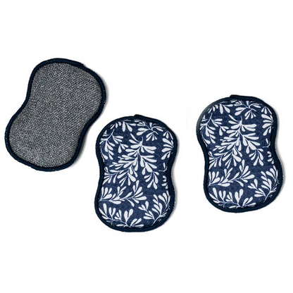 Re:Usable Sponge (Set of 3) - Herbage in Navy