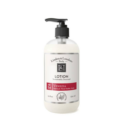 LINDEN & LONDON VENEZIA 12 OZ HAND LOTION