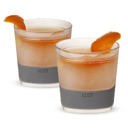 Whiskey Freeze™ Insulated Cooling Cups in Gray Set of 2