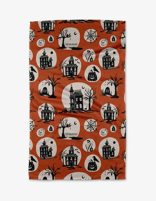 HAUNTED HOUSE TEA TOWEL