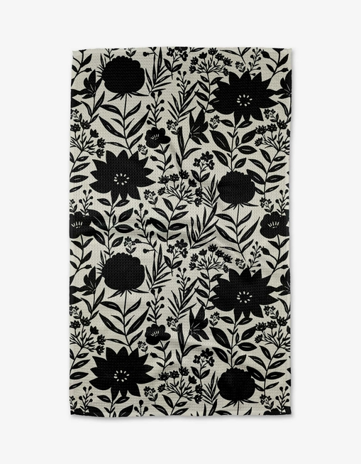 SHADOW FLOWER TEA TOWEL