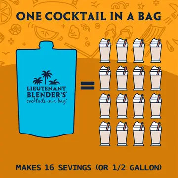 Lieutenant Blender's Pumpkin Spice in A Bag® Cocktail / Mocktail Slushie Mixer
